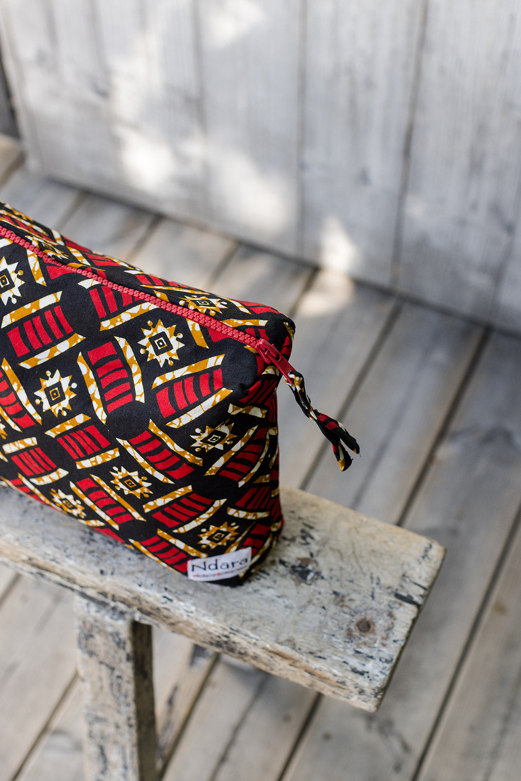 Garnella Zip Pouch in Red Pods