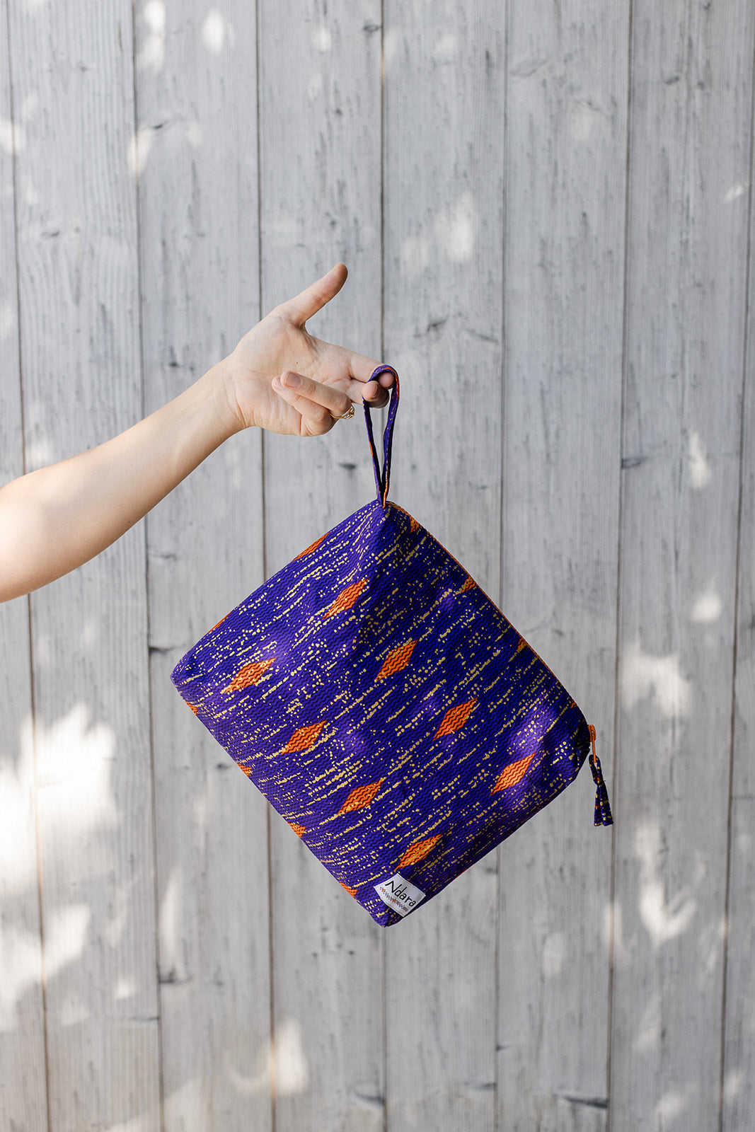 Garnella Zip Pouch in Violet