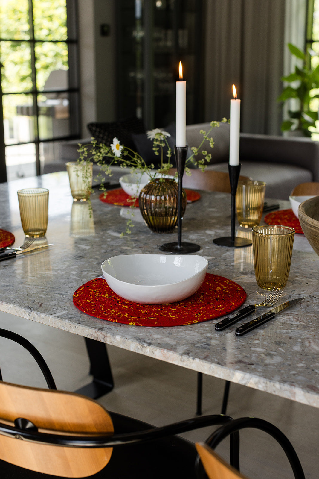 Yann Placemat in Poppy