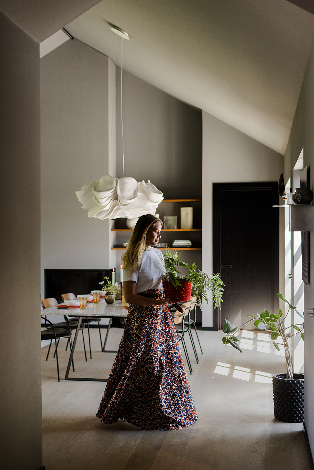 The Garnella Wrap Skirt in Sienna Bloom