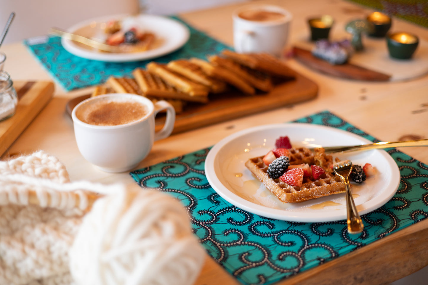 Caterpillar placemat