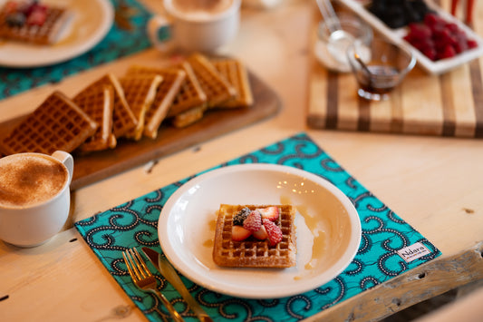 Caterpillar placemat
