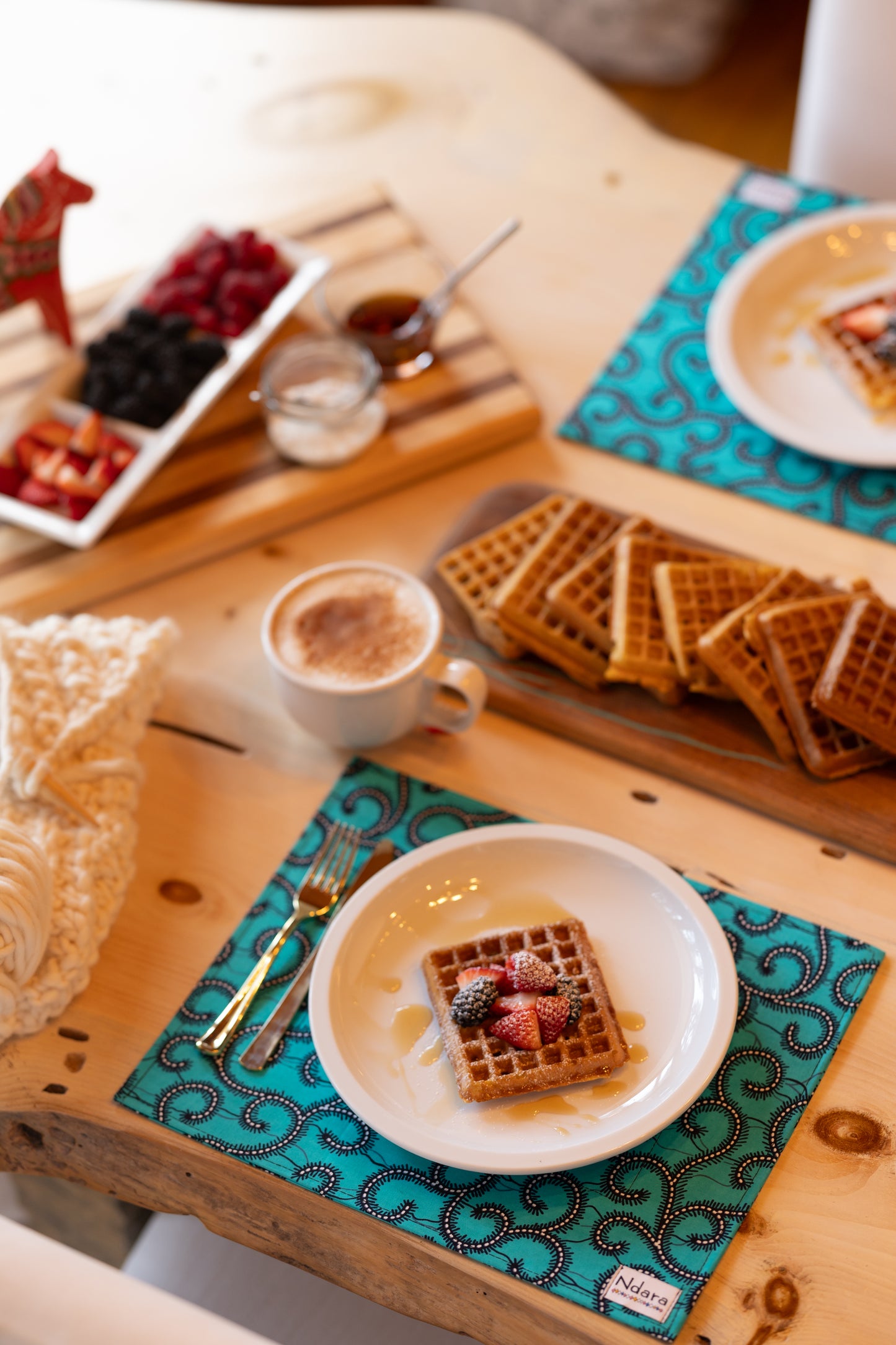 Caterpillar placemat