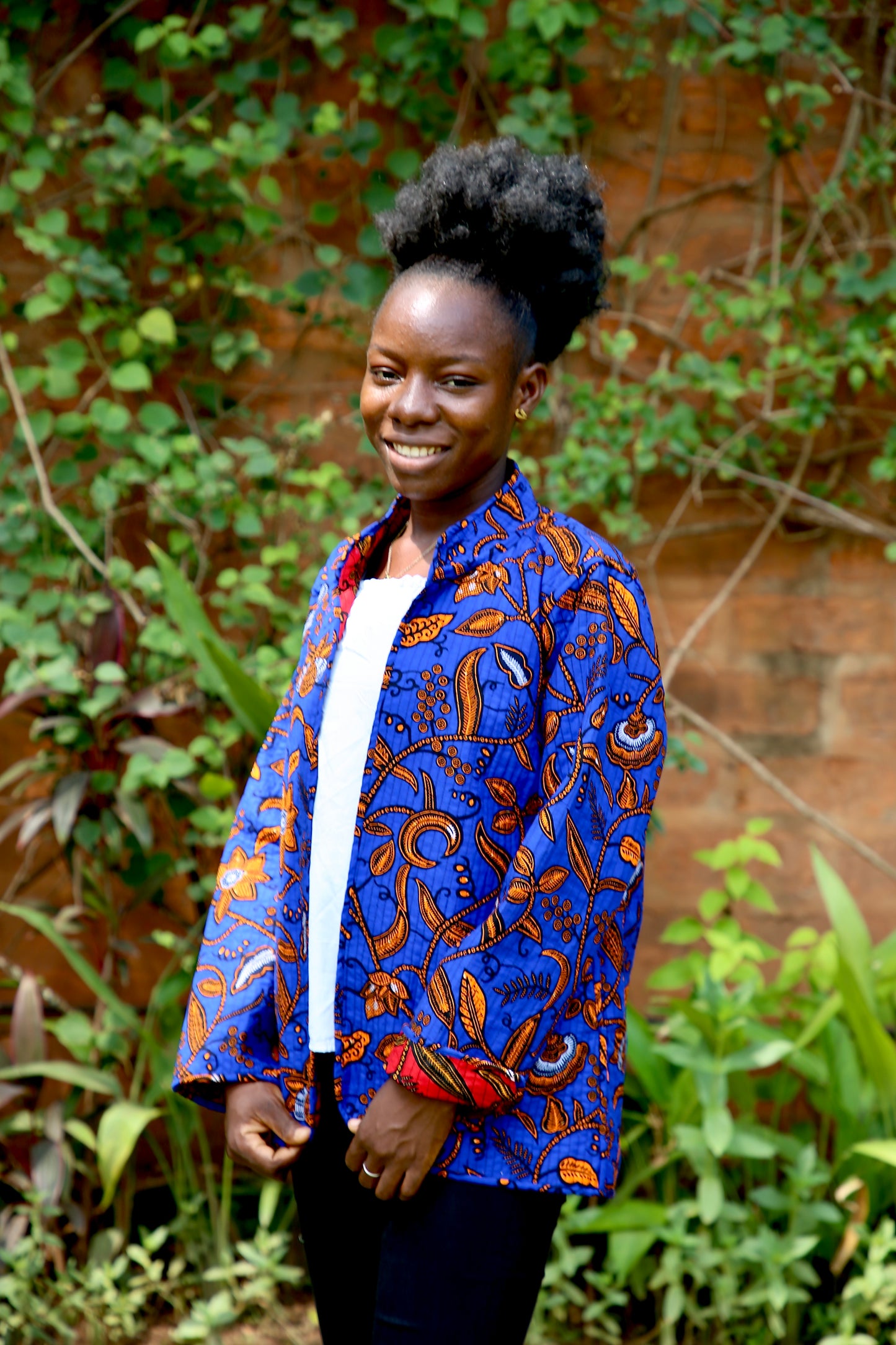 Omega Reversible Jacket in Poppy Sea