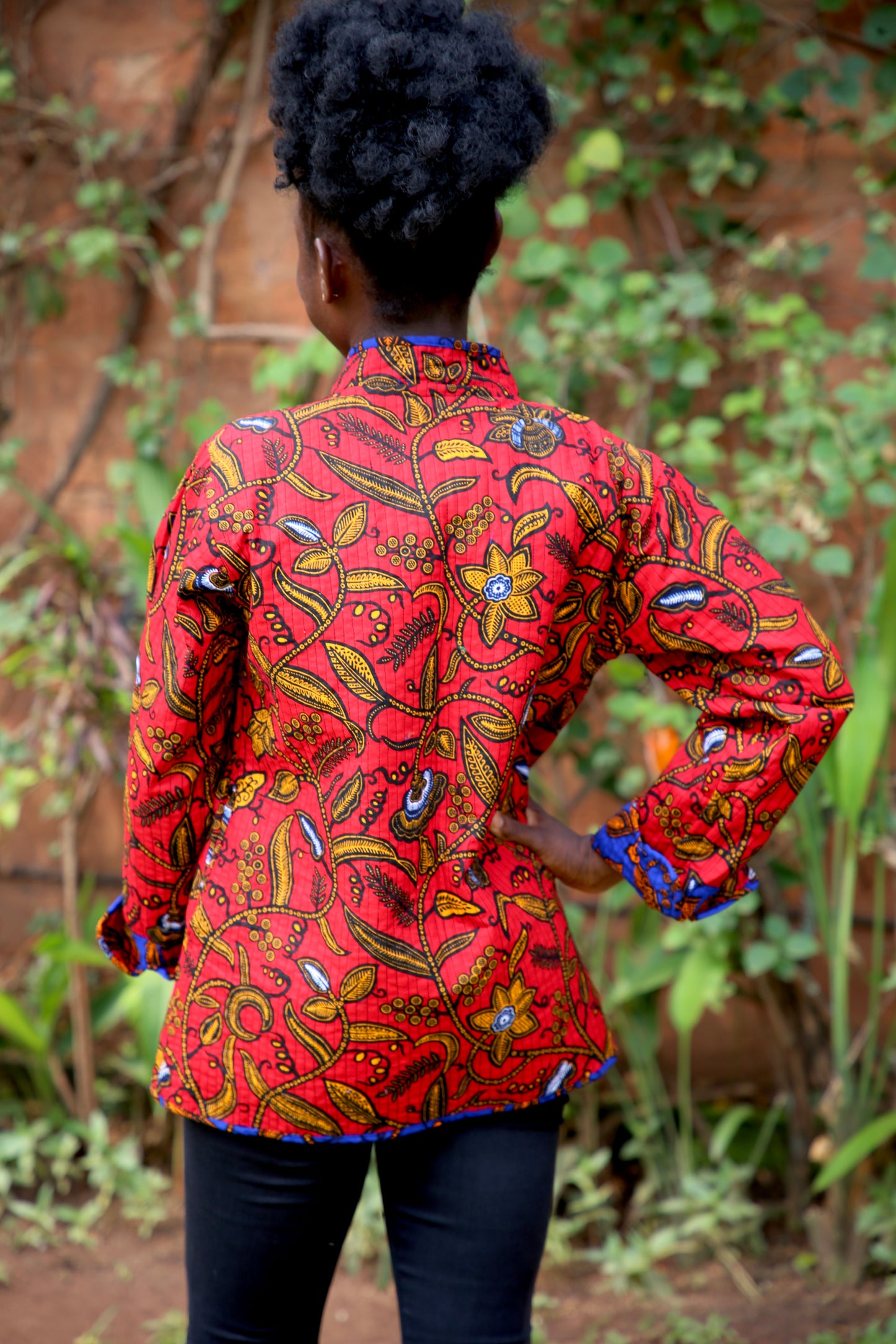 Omega Reversible Jacket in Poppy Sea