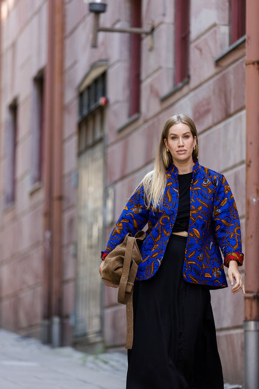 Omega Reversible Jacket in Poppy Sea