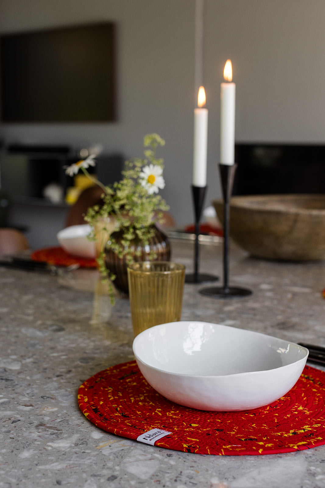 Yann Placemat in Poppy