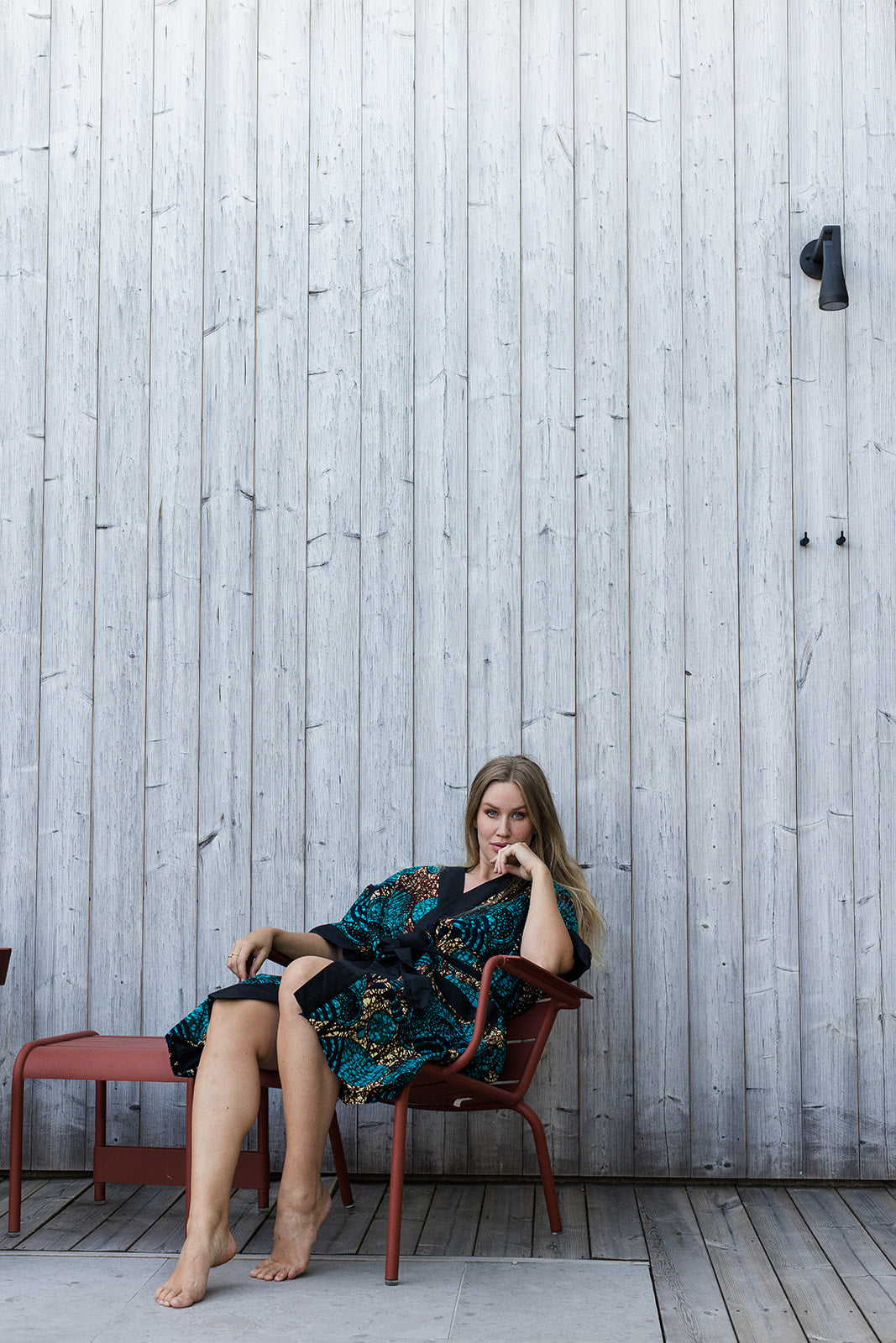 The Nadia Bath Robe in Plum