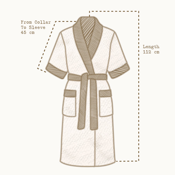 The Nadia Bath Robe in Plum