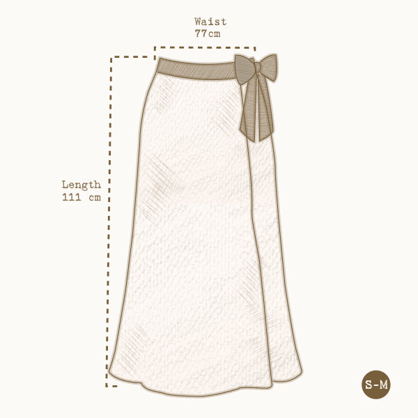 The Garnella Wrap Skirt in Cherry Bloom