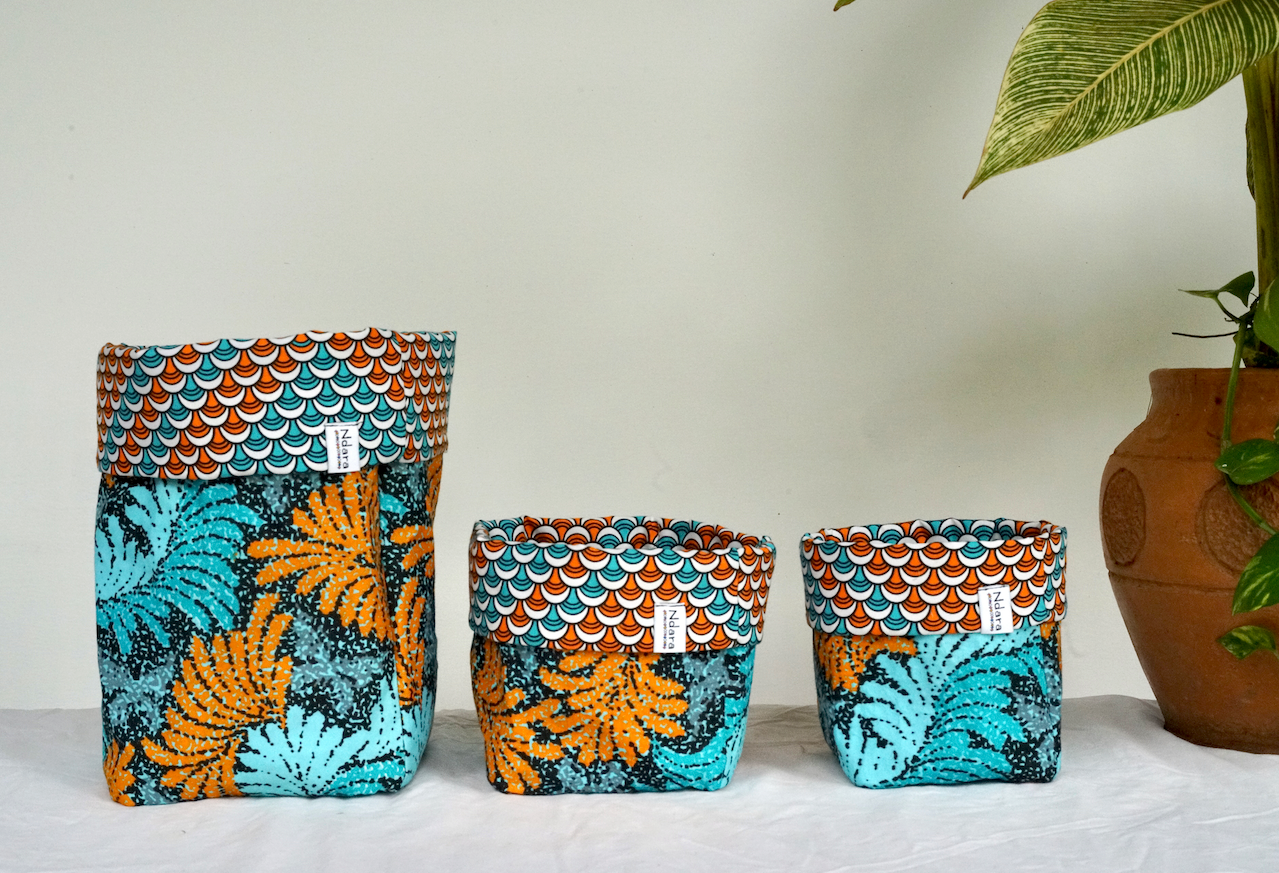 Fern foldable baskets