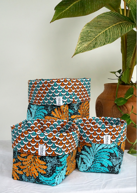 Fern foldable baskets