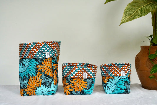 Fern foldable baskets